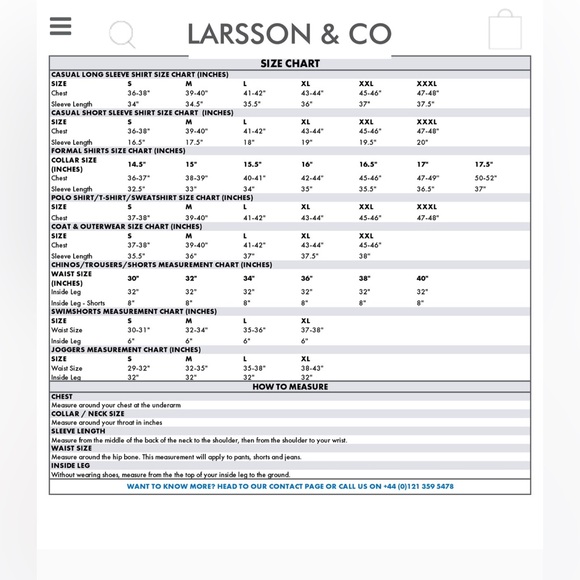 LARSSON & CO Black Herringbone Overshirt Men’s  Size Large Regular WORN ONCE - Picture 6 of 16